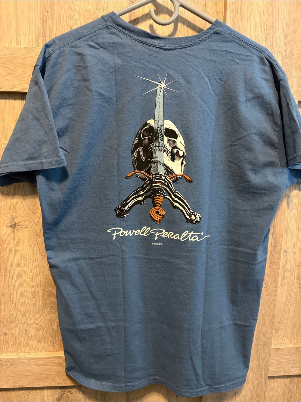 Powell-Peralta Men's Short-Sleeve Graphic T-Shirt in Slate Blue